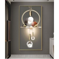 Light Luxury Crystal Painting Grey white